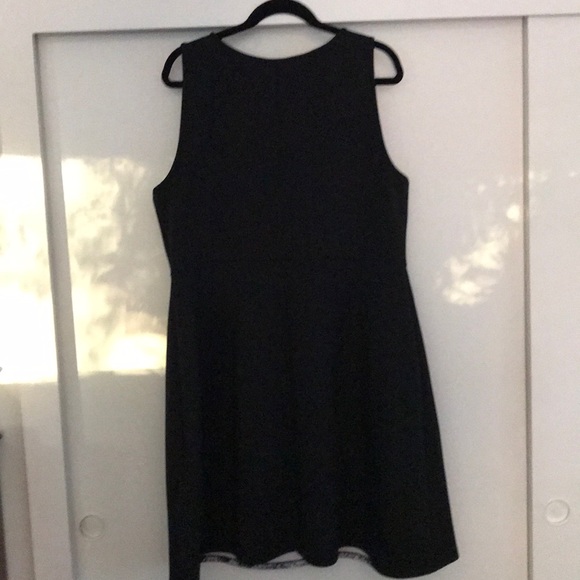 Lane Bryant black/navy knee length dress - Picture 3 of 3